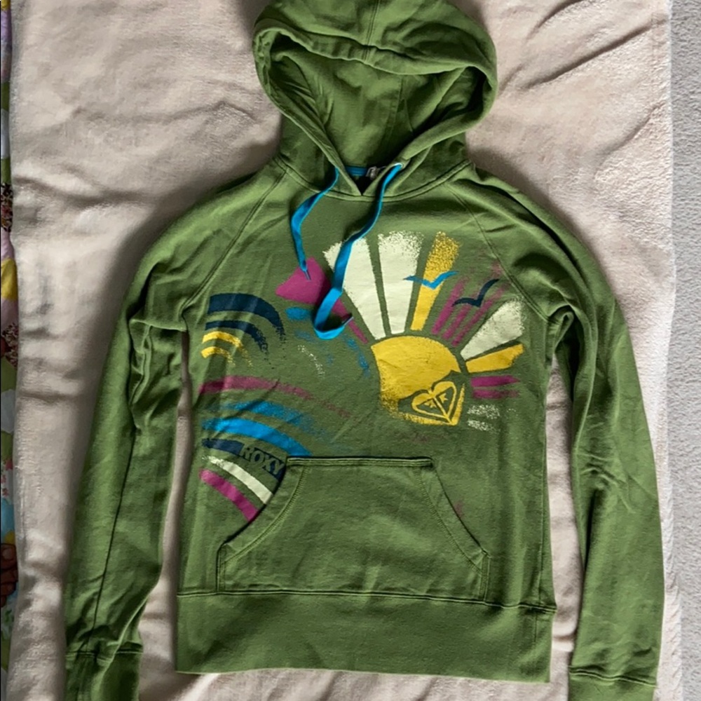 Roxy green sunshine hoodie